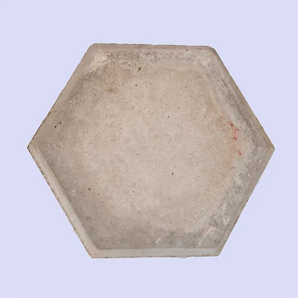 Adoquín de concreto hexagonal bicapa gris - Imagen 2